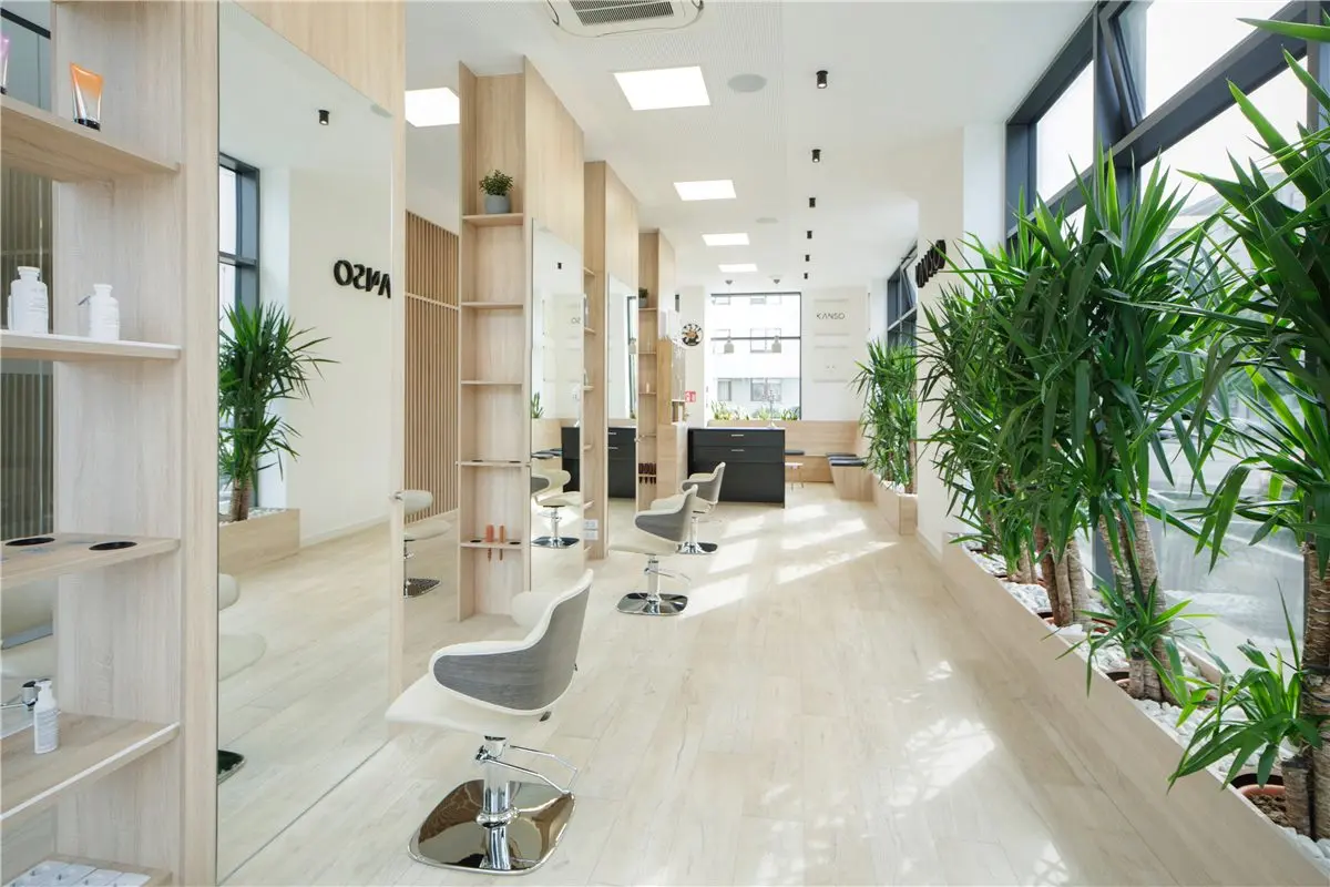 Unutrašnjost Kanso Hair Salona