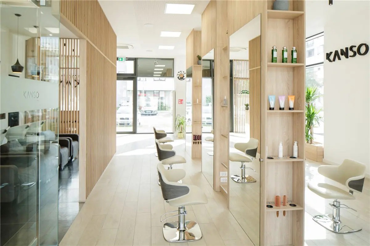 Unutrašnjost Kanso Hair Salona
